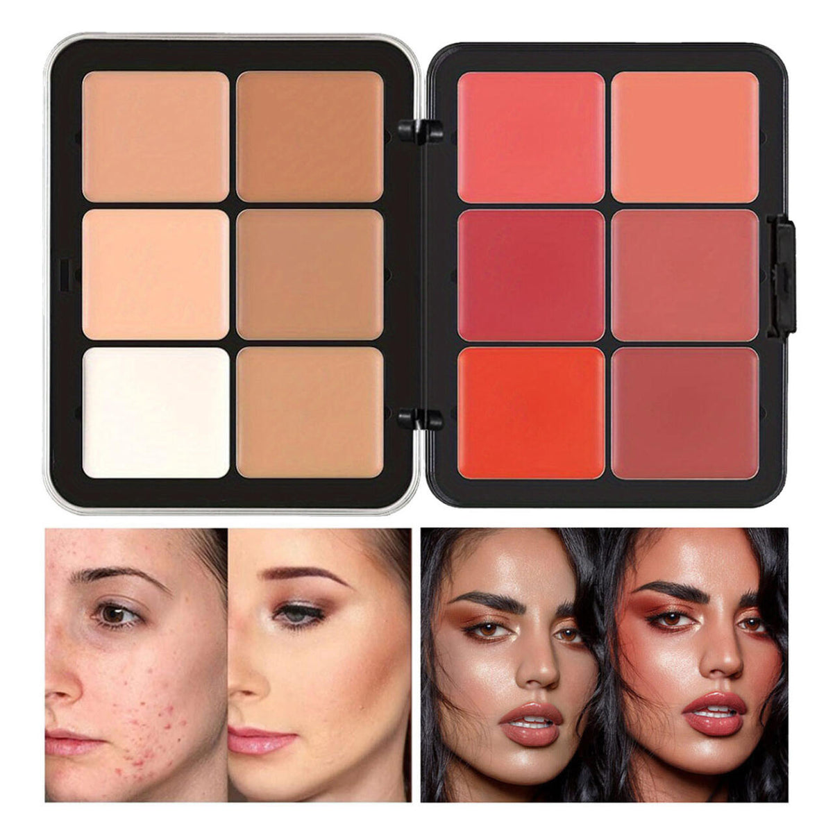 Paleta de Sombras de 12 Colores –MARCA CARLA SECRET