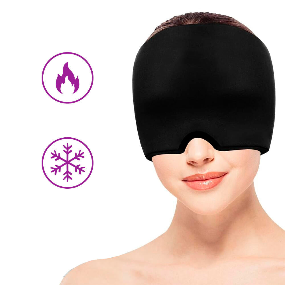 Gorro de gel para alivio de dolor de cabeza y migraña Gorro de Gel para Frío o Calor
