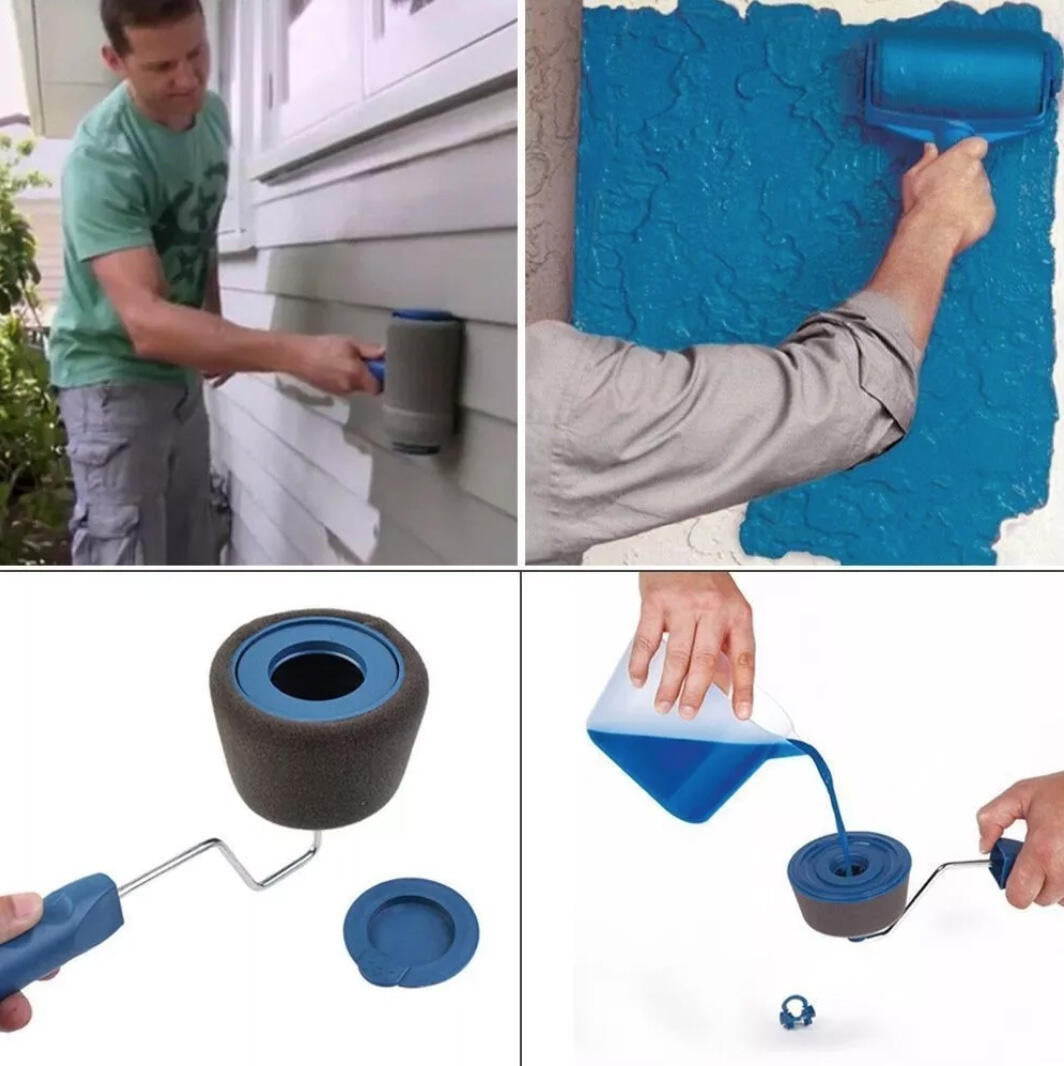Kit de Pintura Completo - Antigoteo: Rodillo + Barra Extensible Telescopica + Accesorios
