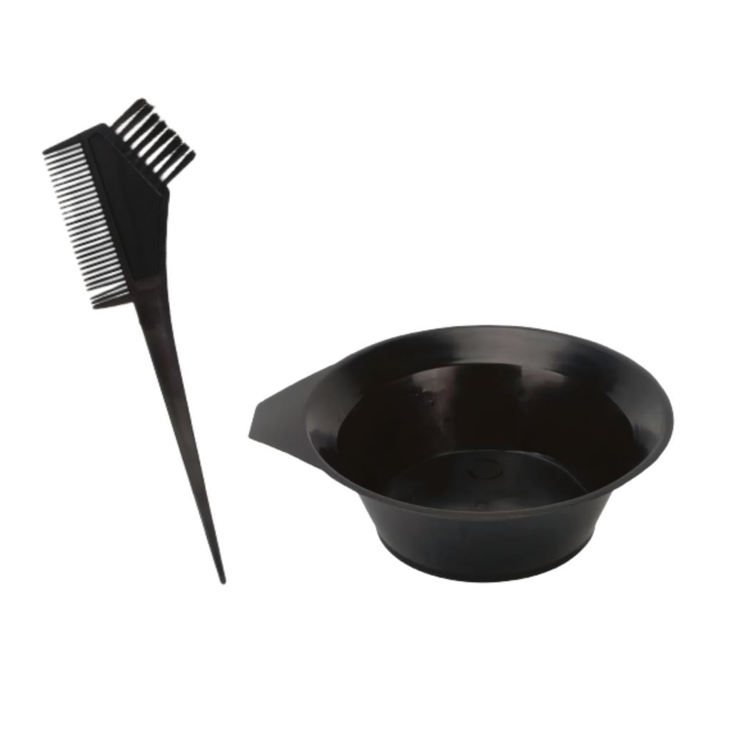 Set de cuenco y brocha para tinte de cabello