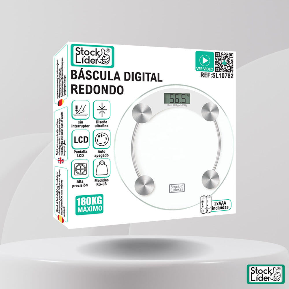 Báscula digital redondo