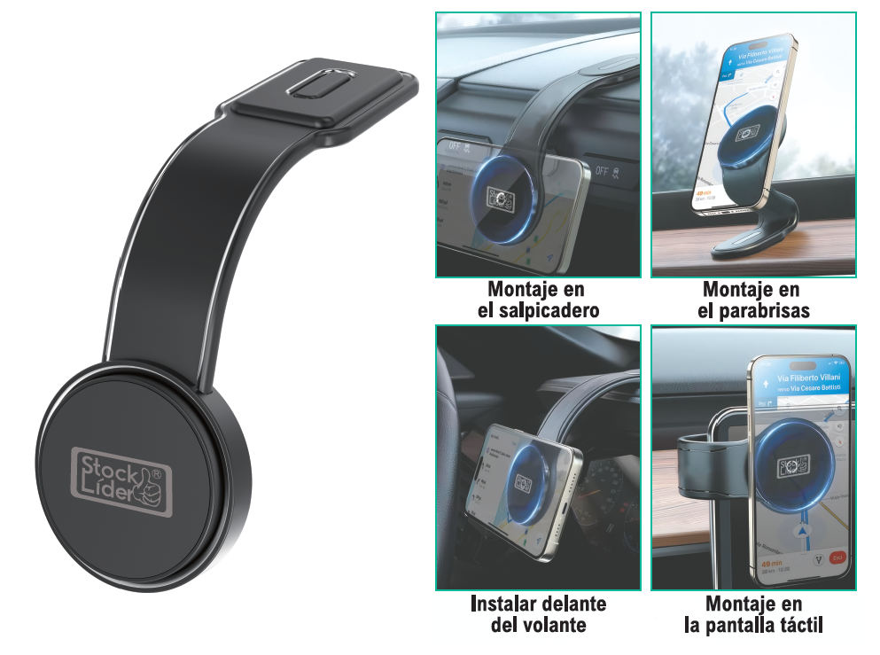 Soporte móvil magnético