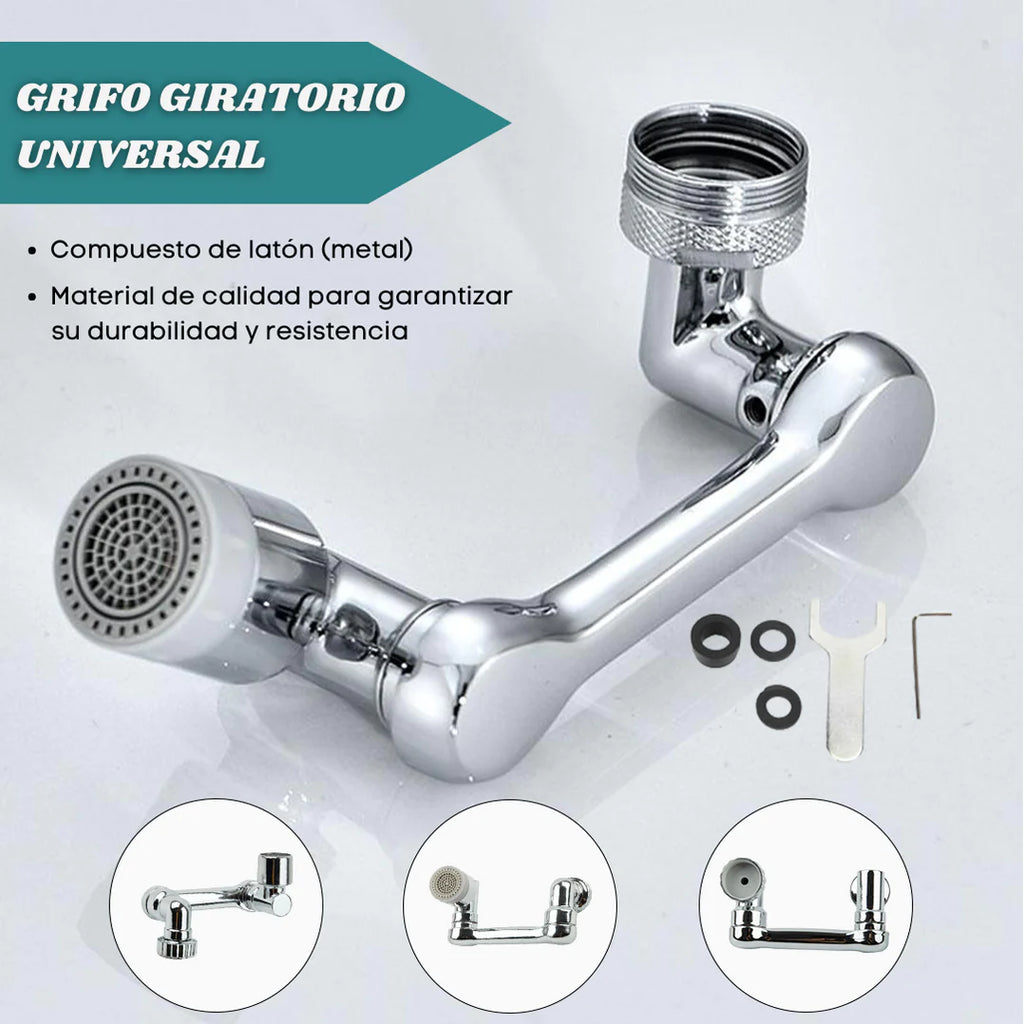 Extensor de Grifo Giratorio Metal