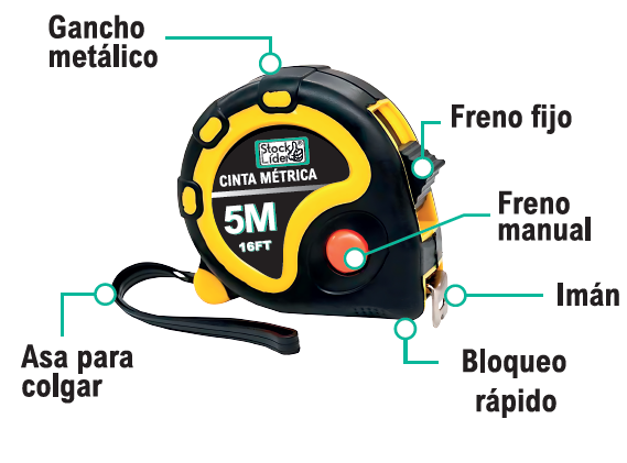 Cinta métrica 5m