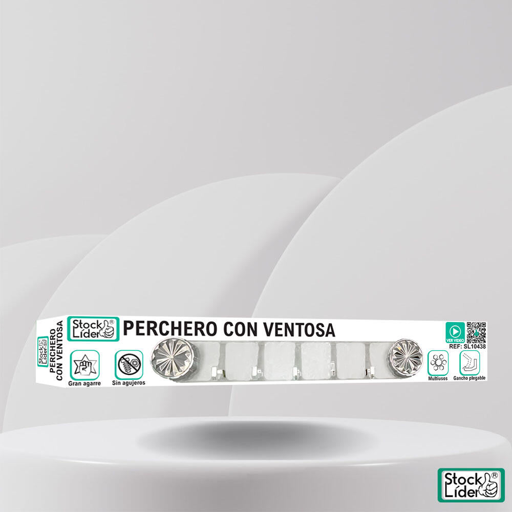 Perchero con ventosa