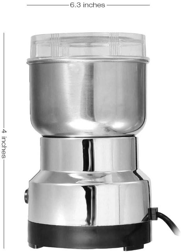 molinillo eléctrico de café/frijol de 200 W en acero inoxidable