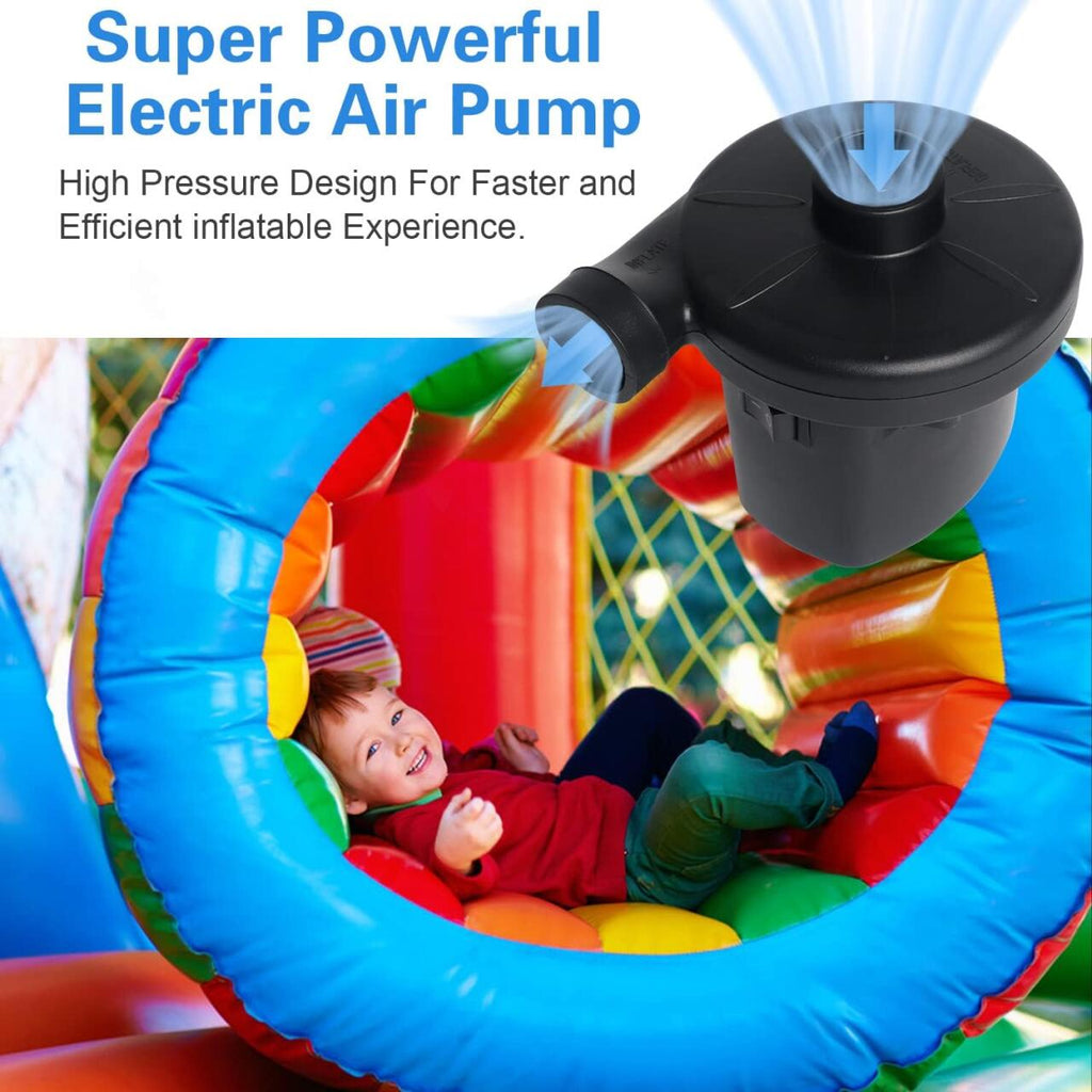 Inflador Eléctrico Portátil 240V AC / 12V DC – Bomba de Aire 2 en 1