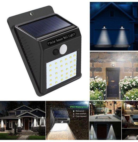 Foco Solar Sensor Led-30