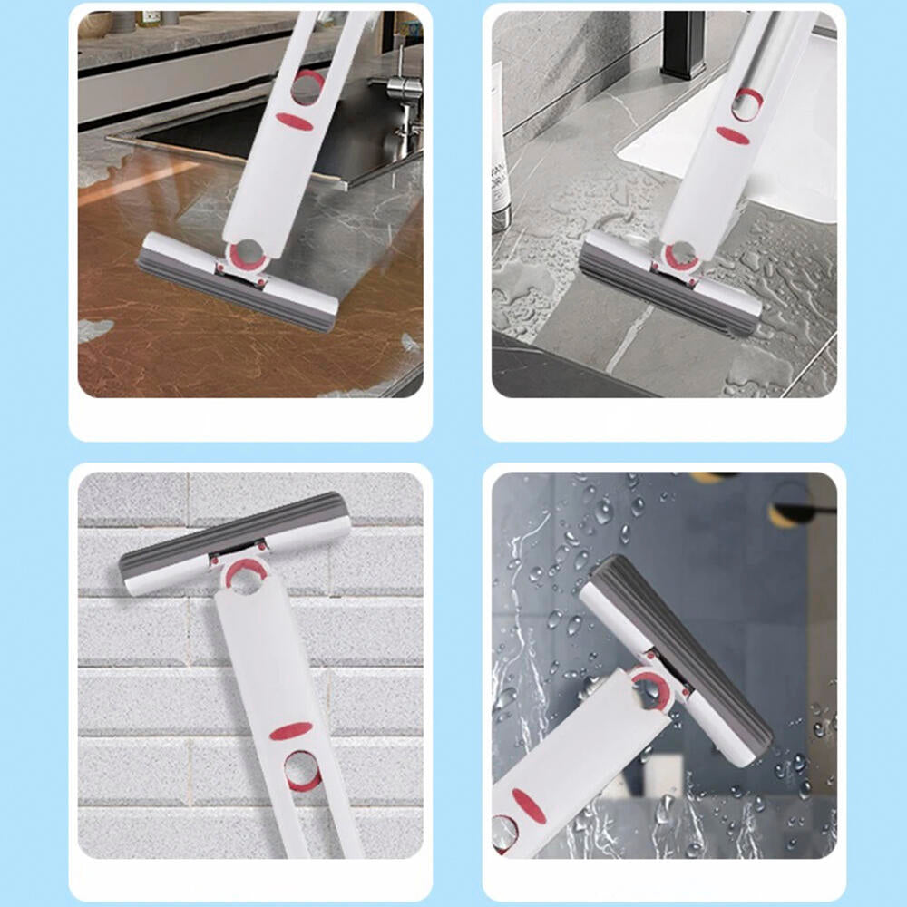 Mini fregona de Escritorio Mopa para Limpiar Azulejos y Paredes Autoescurrible