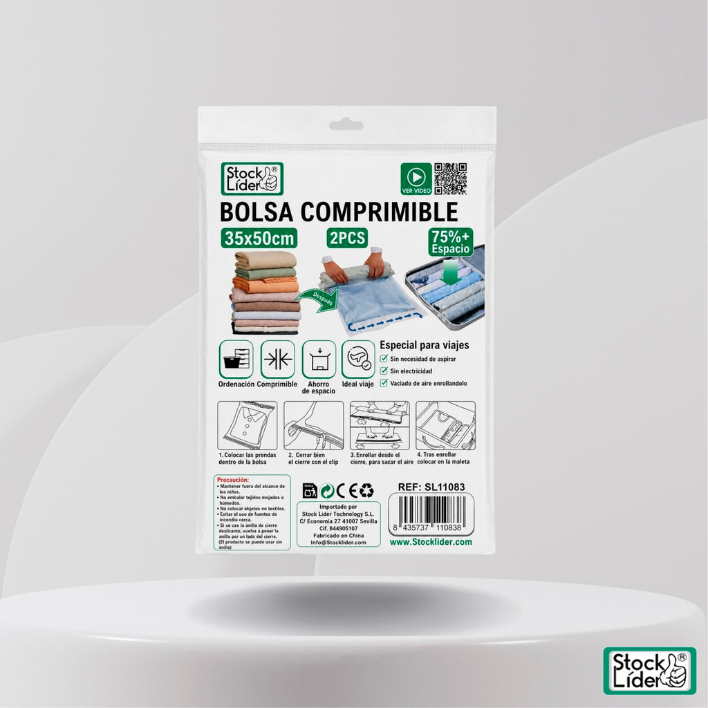 Bolsa Comprimible 35x50