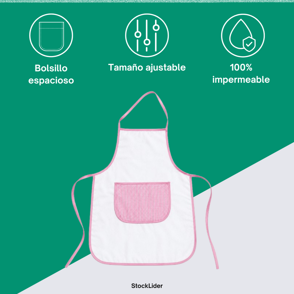 Delantal impermeable doble capa