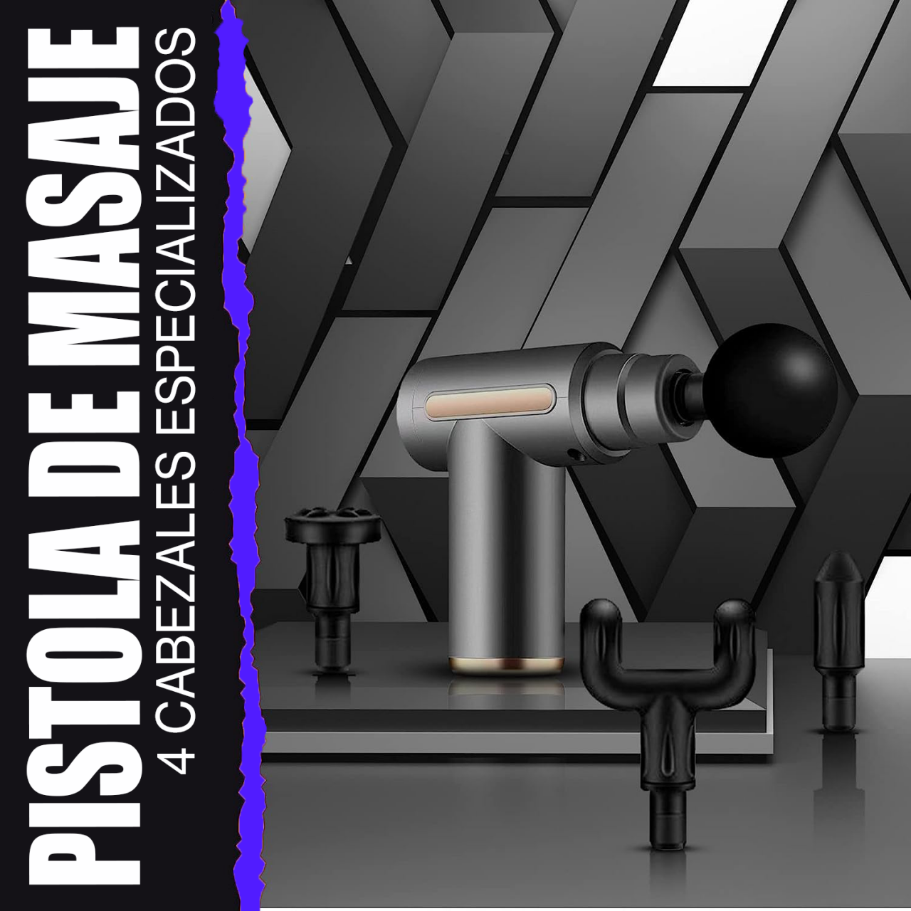 Pistola Masajeadora Varios Accesorios