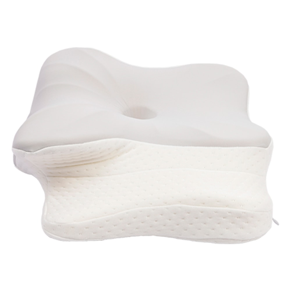 Almohada Cervical Viscoelástica Ergonómica 57x36x12 cm, Mariposa, Soporte Cuello y Hombros, Funda Lavable, Antironquidos