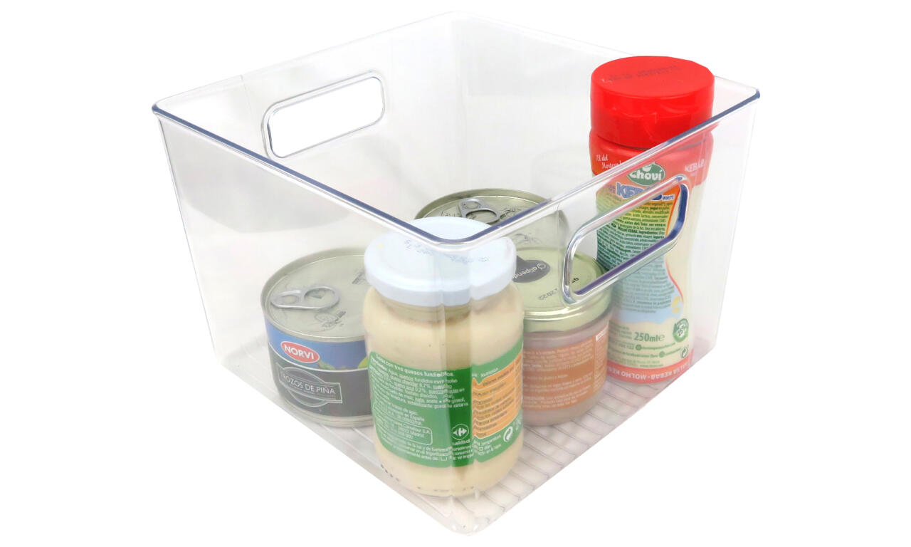 Organizador Frigorífico Transparente Almacenaje Nevera Ahorra Espacio para la Cocina