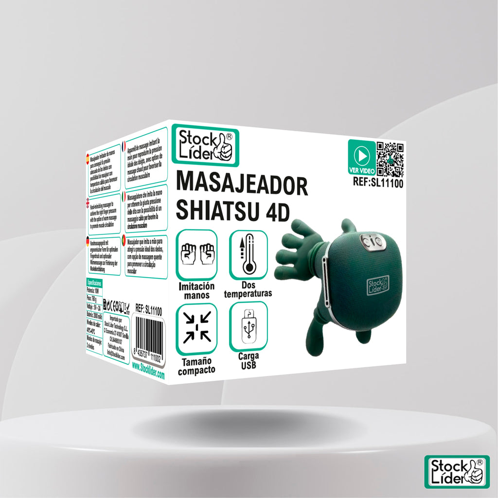 Masajeador Shiatsu 4D