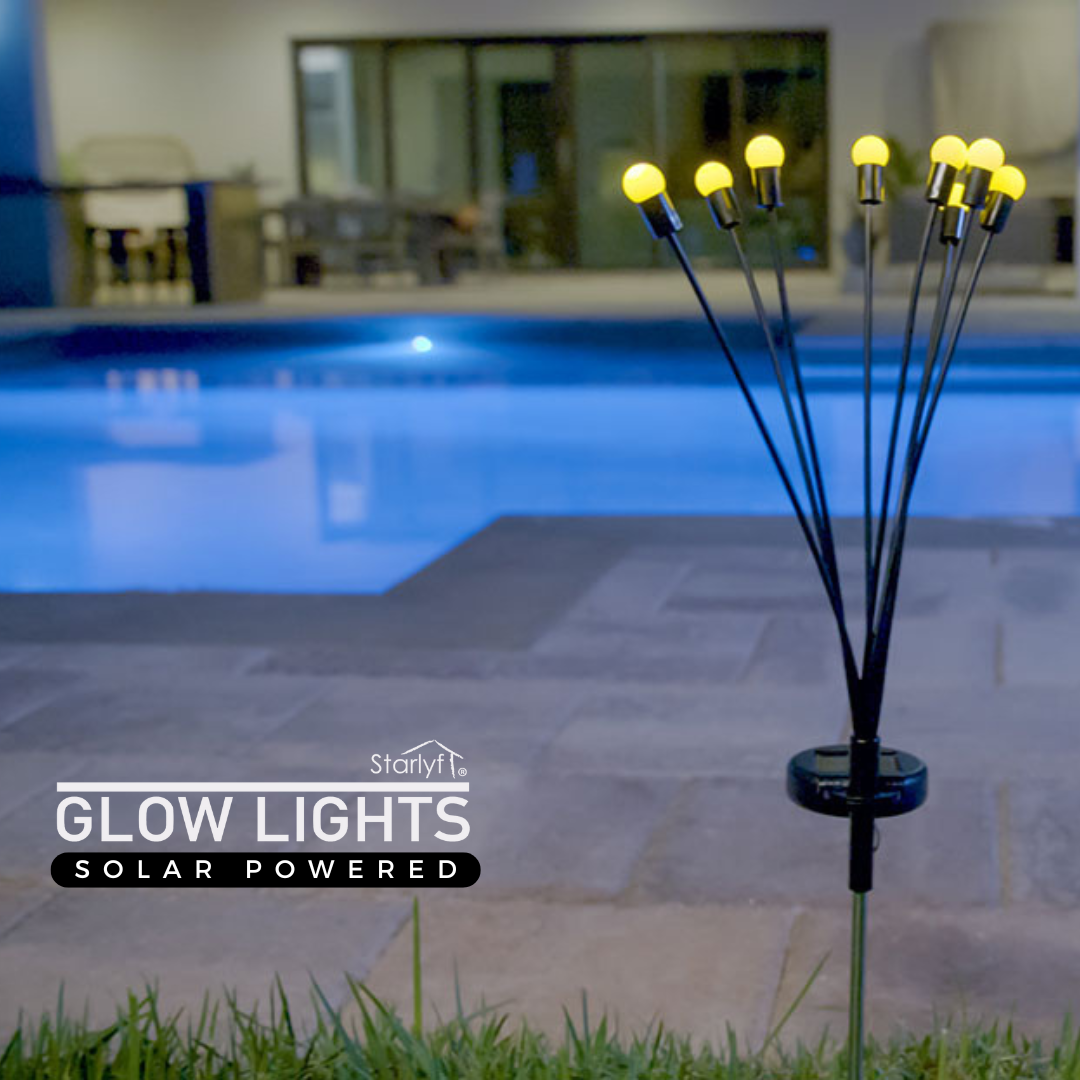 Luces Solares con Efecto Luciérnaga, Movimiento Orgánico y Resistencia IPX4 para tu Hogar.