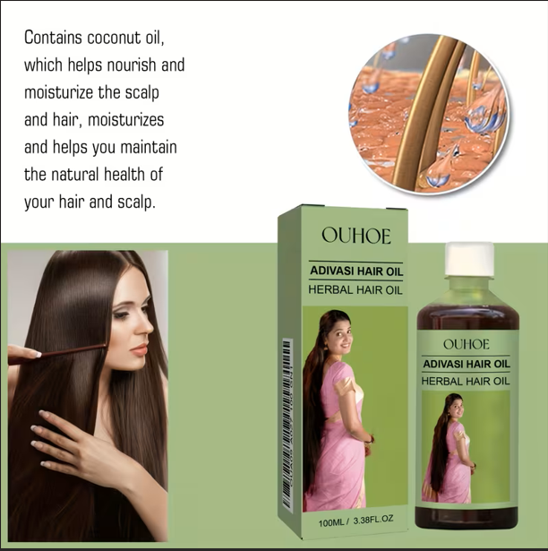 Aceite para Cabello Adivasi 100 ml OUHOE