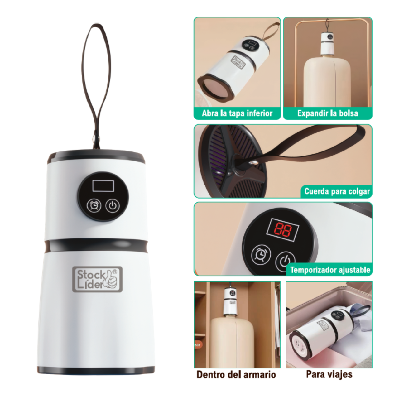 Secador eléctrico para ropa