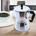 Cafetera Italiana Clásica 9 tazas mango ergonómico cocina de Inducción