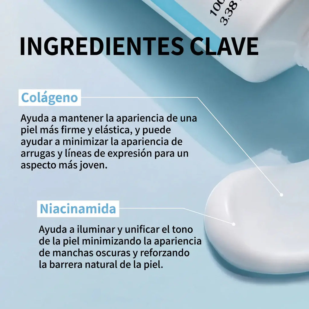 Crema Hidratante de colágeno y niacinamida 100ml – Nutrición Profunda y Piel Radiante