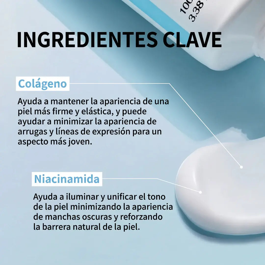 Crema Hidratante de colágeno y niacinamida 100ml – Nutrición Profunda y Piel Radiante