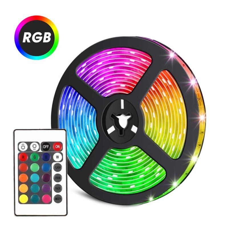 Tira Led Rgb 5M con Mando y Aplicación Movil