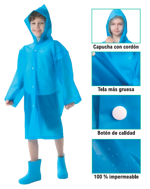 Chubasquero infantil