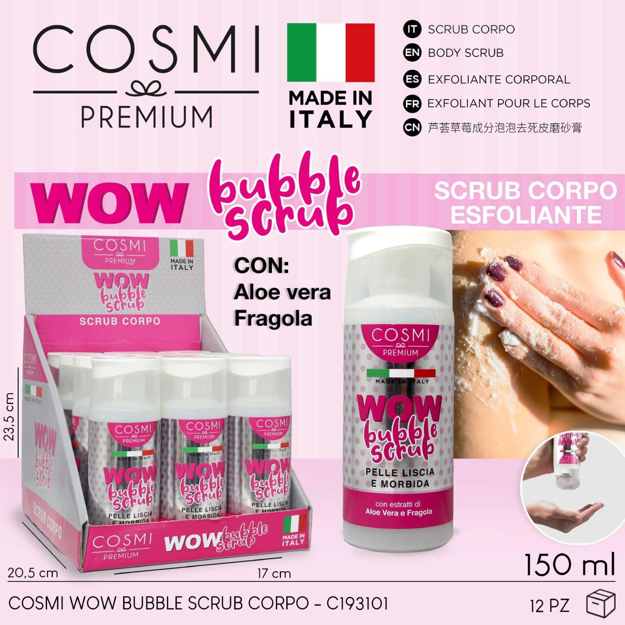 Exfoliante Corporal WOW Bubble 150ml – Limpieza, Diversión y Piel Suave al Instante