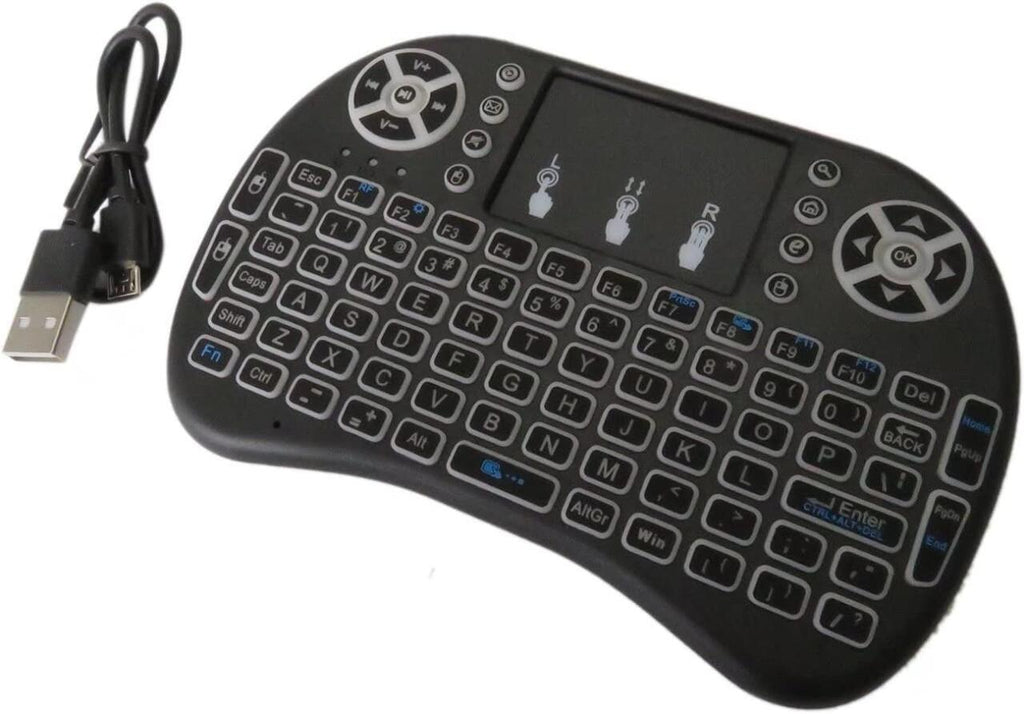 Teclado Inalámbrico con Panel Táctil Retroiluminado. Android/tv/pc