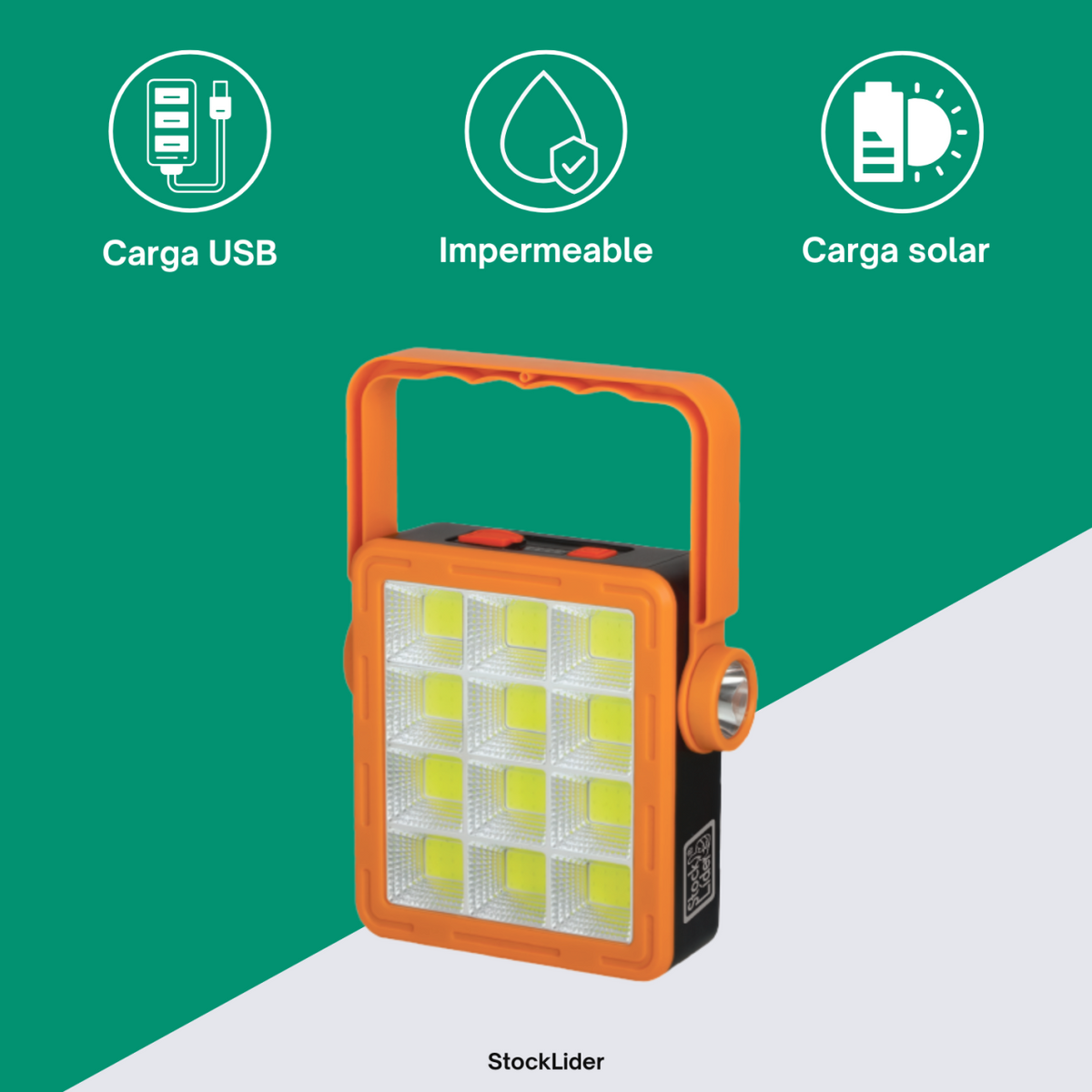 Lámpara solar multifunción