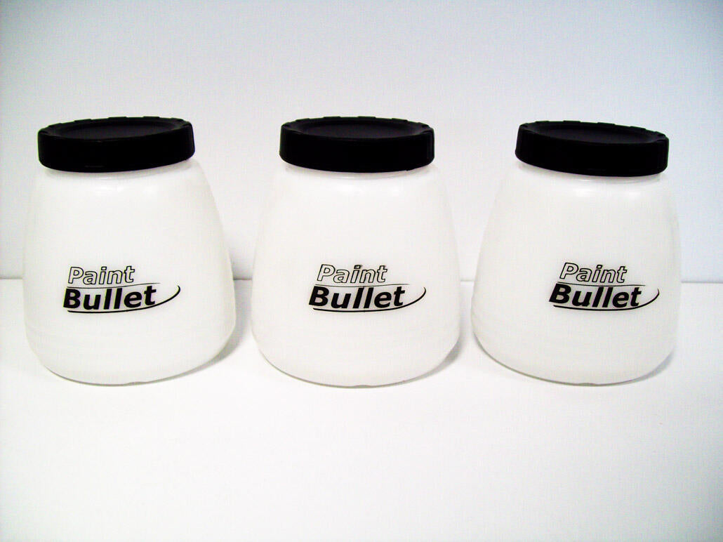 3 Botellas de recarga de pintura para Paint Bullet