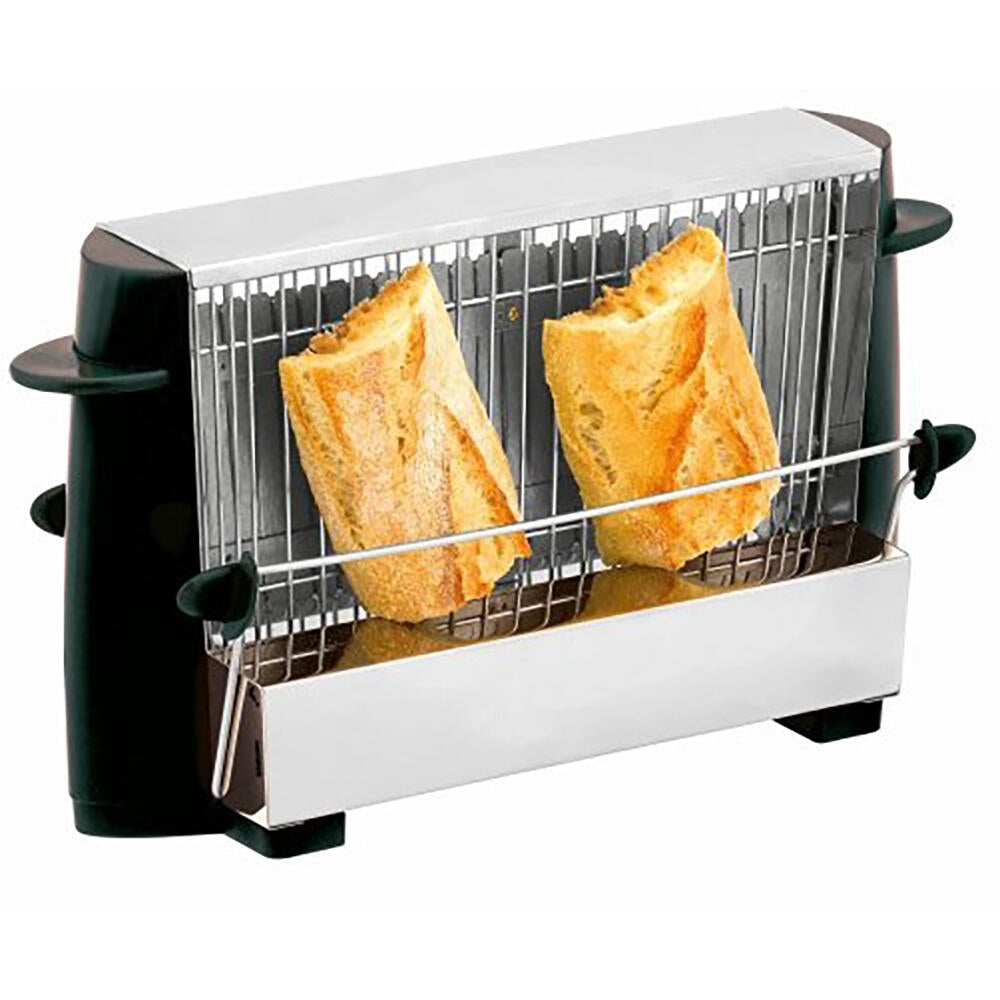 Tostador Eléctrico Multipan Acero Inoxidable 750W Doble Área De Tostado