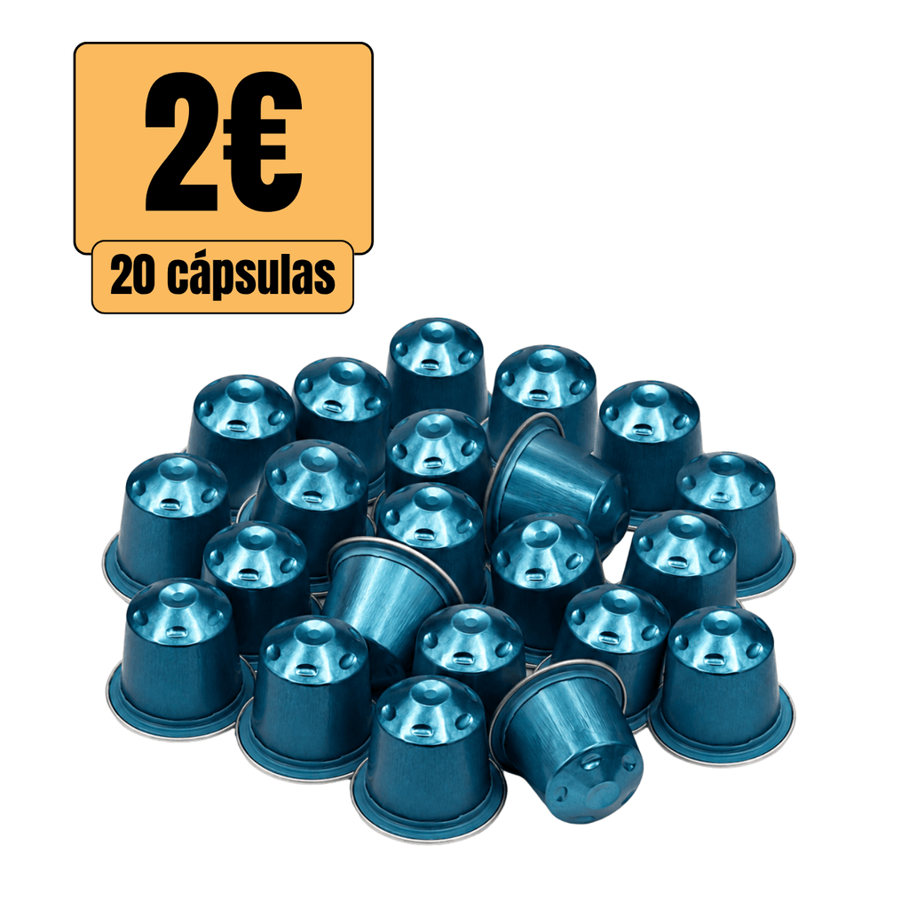 20 Cápsulas para Café en 3 Intensidades