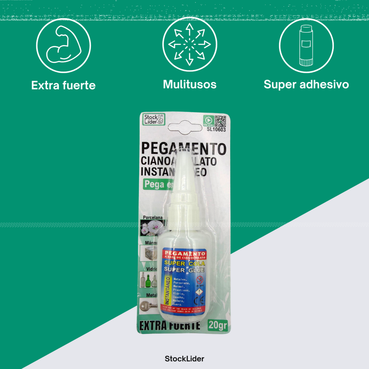 Pegamento cianoacrilato instantáneo