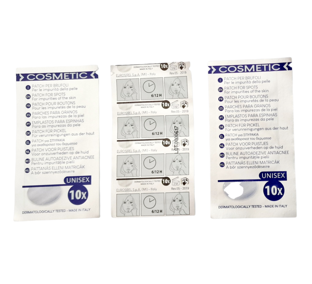 Parches Faciales Purificantes con Ácido Glicólico – Exfoliación Suave y Poros Limpios (6 Piezas)