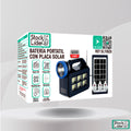 Batería portátil con placa solar