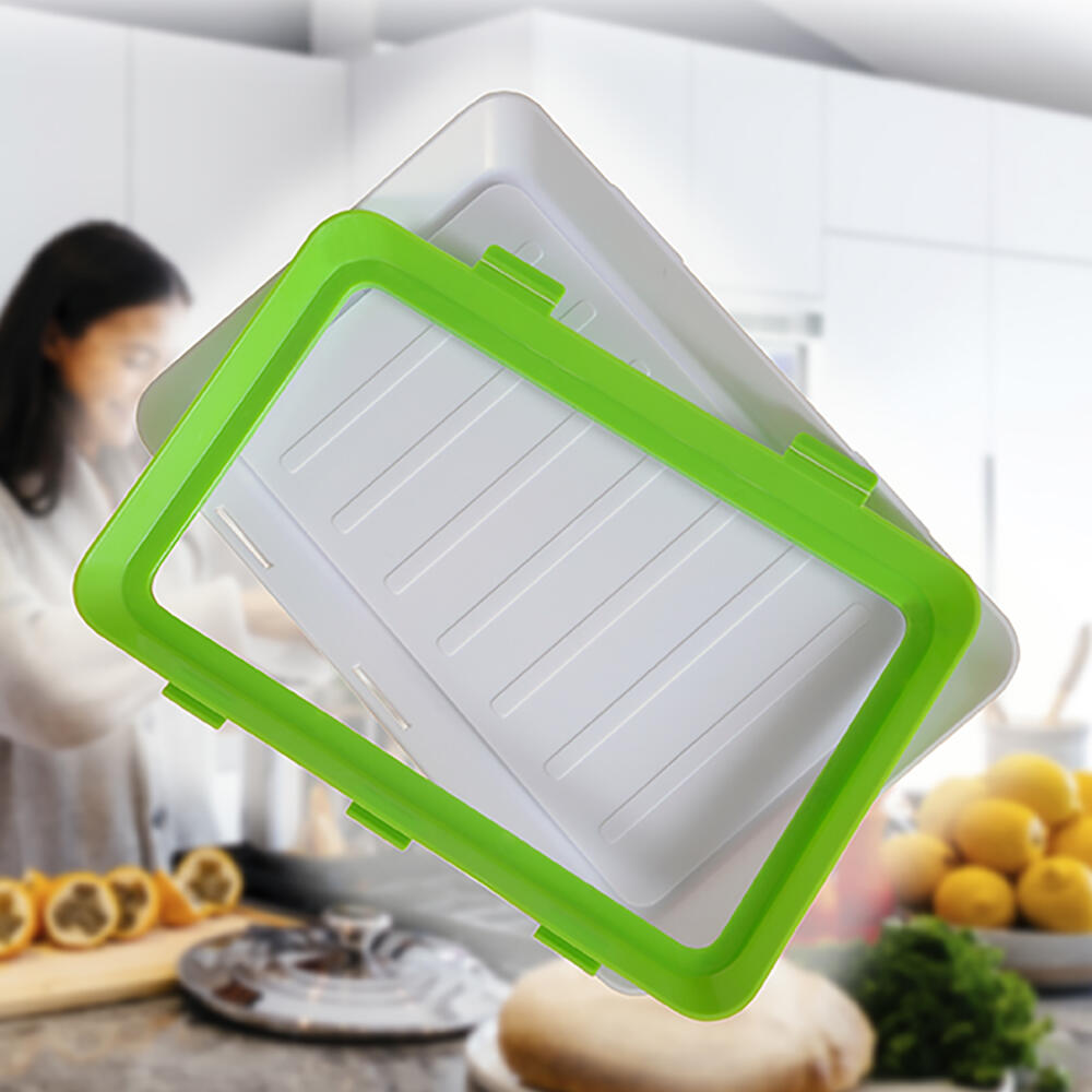 Pack x 9 Bandejas Apilables para Conservación de Alimentos con Sistema Semi Vacío Hermético