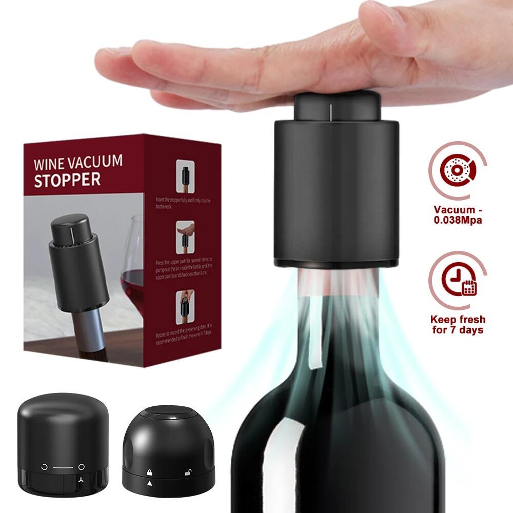 Tapón de Botella de Vino al Vacío – Conserva el Sabor y Aroma por Más Tiempo