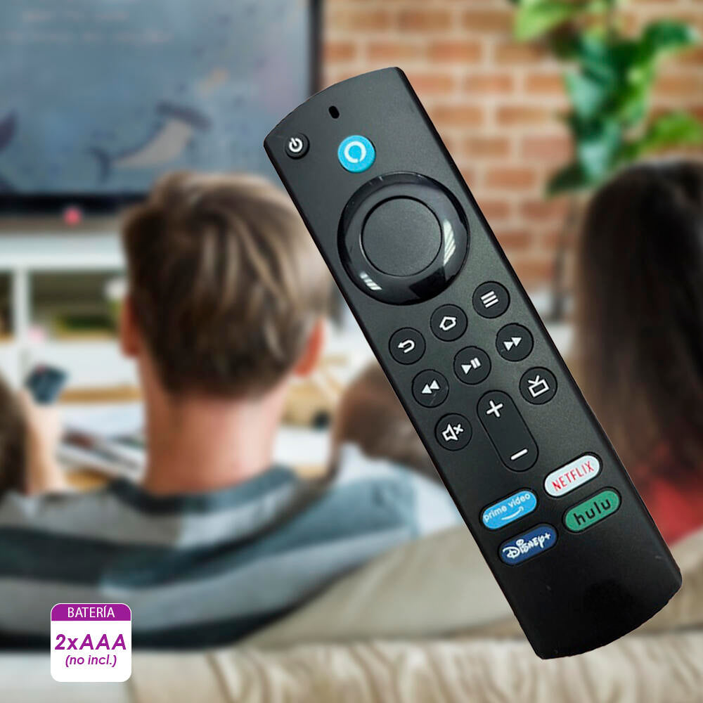 Mando a distancia con control de voz compatible con Amazon Fire TV Stick