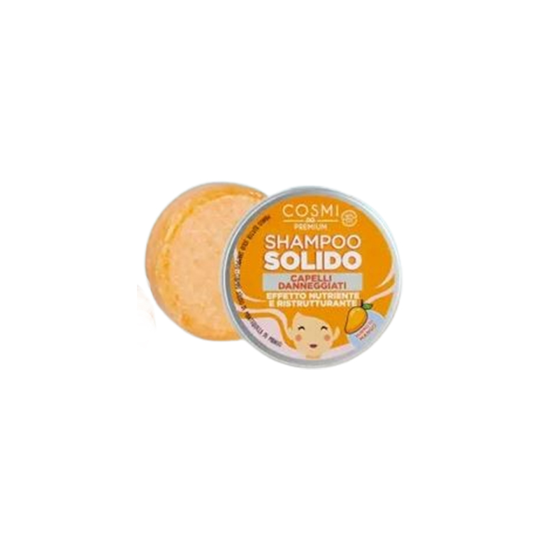 Champú Sólido de Mango 55g – Limpieza Natural, Aroma Exquisito y Cero Plástico