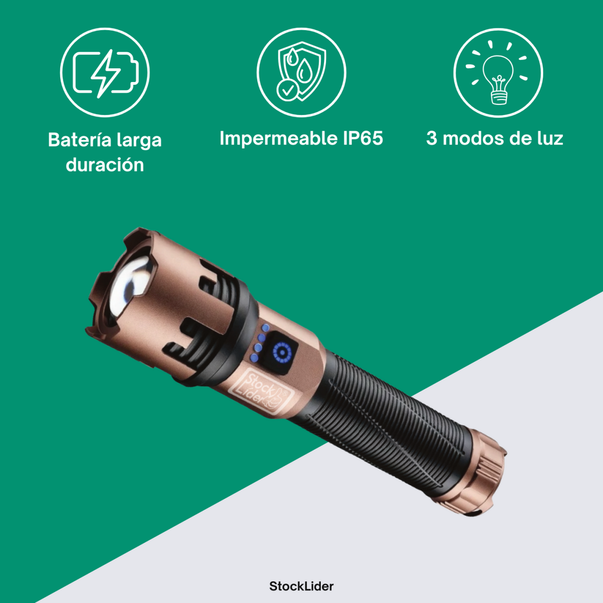 Linterna súper potente