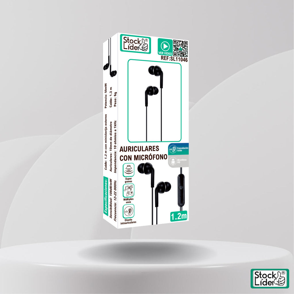 Auriculares con micrófono
