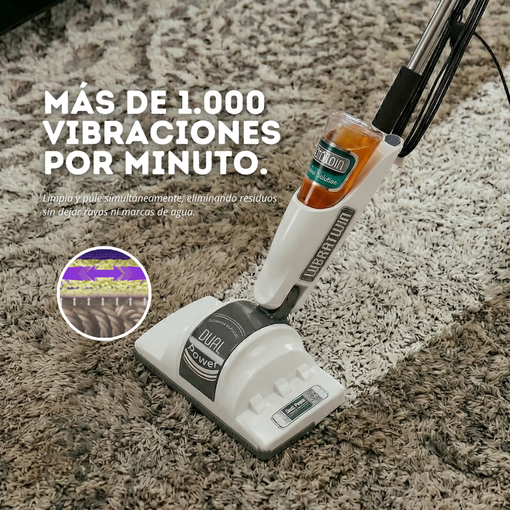 Máquina limpiadora moquetas, alfombras y parquets