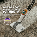 Máquina limpiadora moquetas, alfombras y parquets