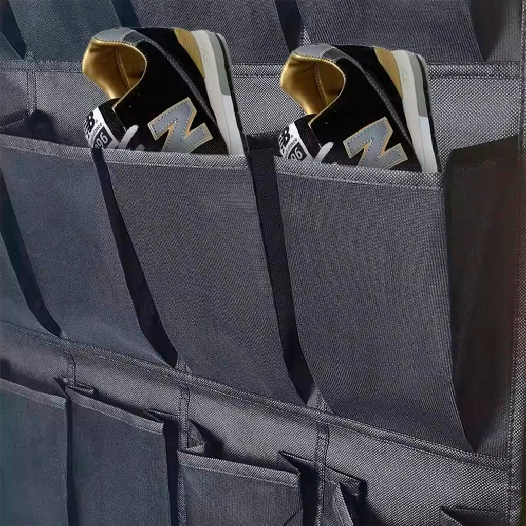 Organizador De Zapatos Y Otras Complementos, Colgante Sobre La Puerta 20 Bolsillos Color Negro