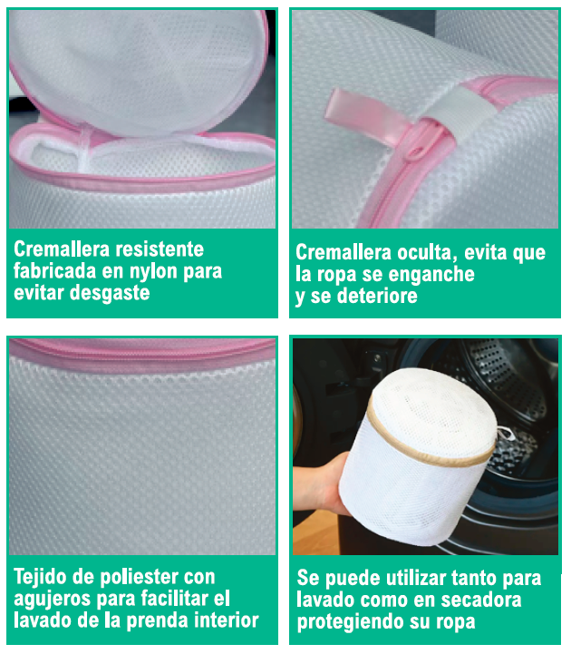 Bolsa de lavado para ropa interior
