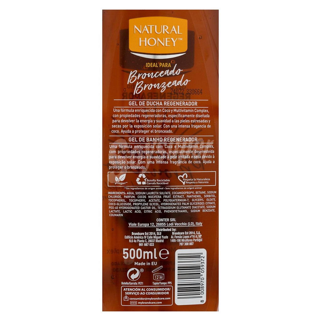 Gel de Ducha Regenerador con Coco 500ml – Hidratación Profunda y Piel Suave Naturalmente
