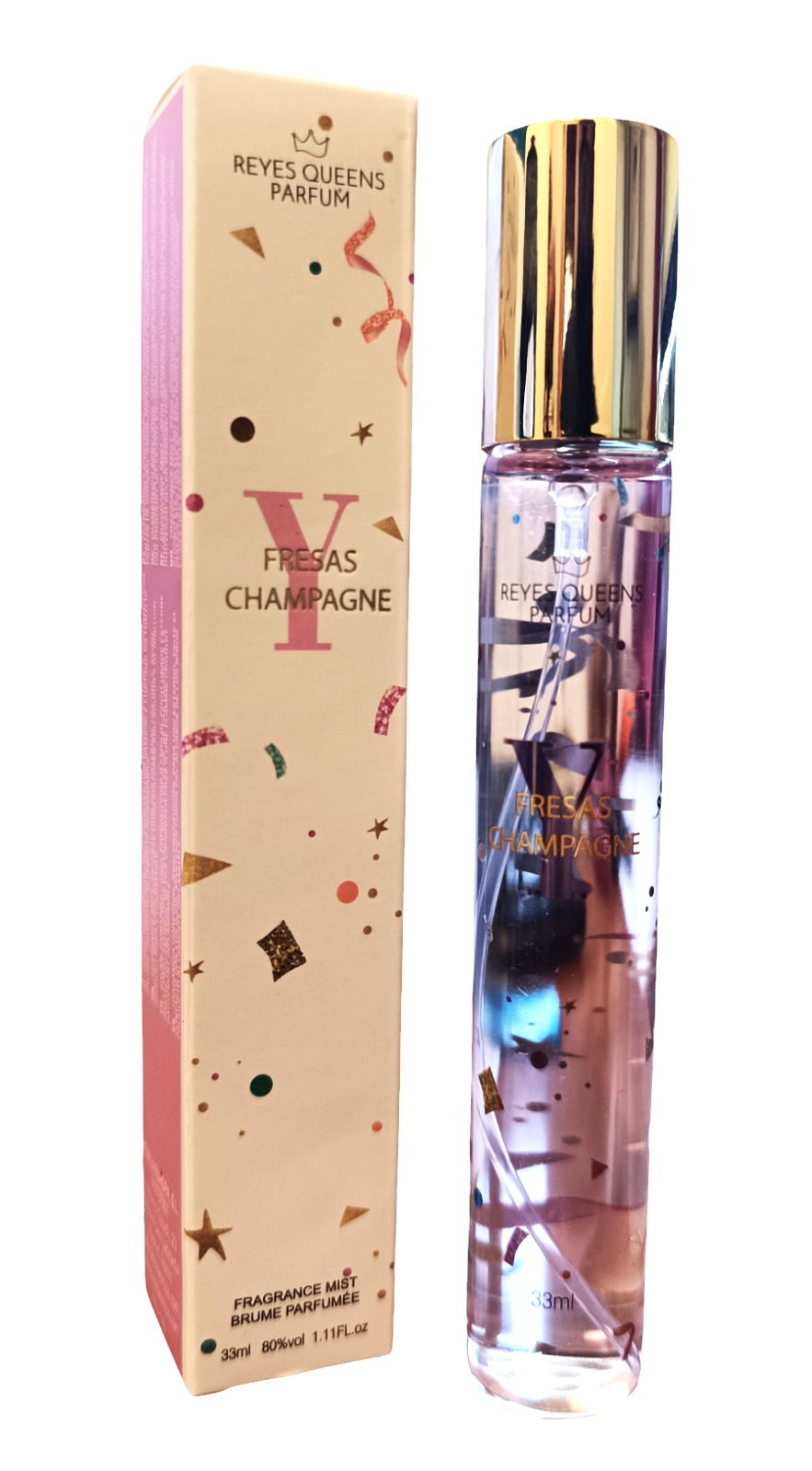 Perfume Bruma Corporal y Fresas Champagne pour Femme 33ml – Seducción Dulce y Elegancia Burbujeante