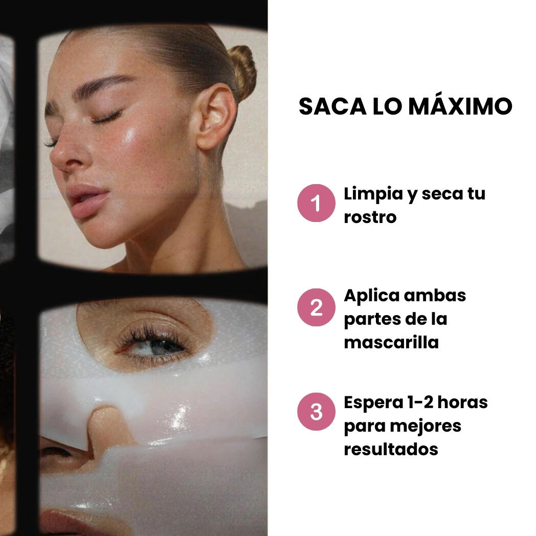 Mascarillas Biocolágeno - INCLUYE 5 Mascarillas