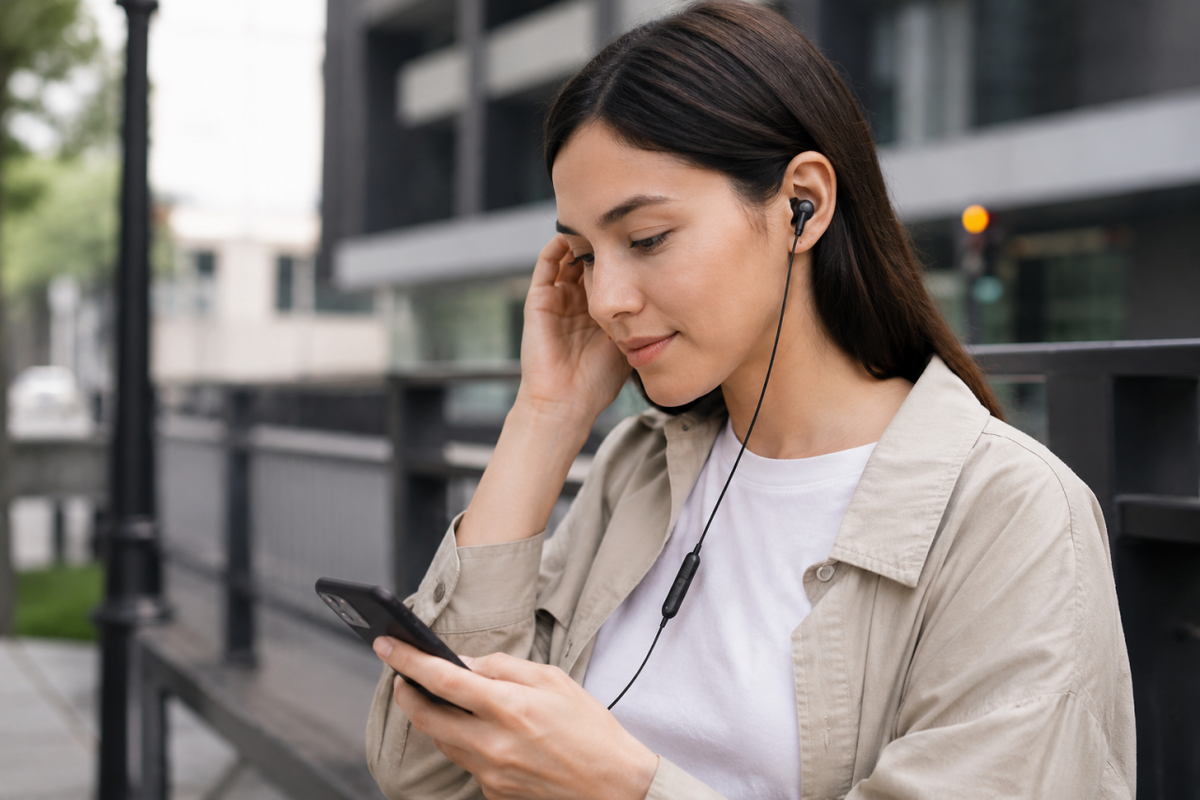 Auriculares con micrófono